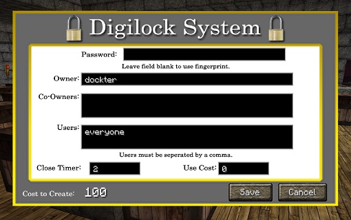 Digilock - Anti-Griefing Tools - Minecraft Bukkit Plugins - Curse